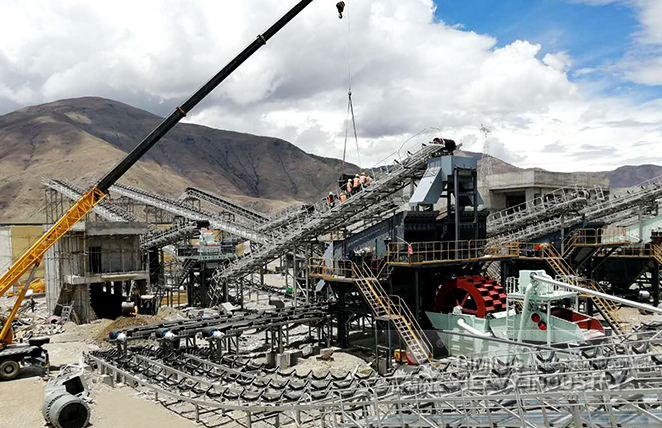 500tph river stone EPC crushing project in Lhasa, China 